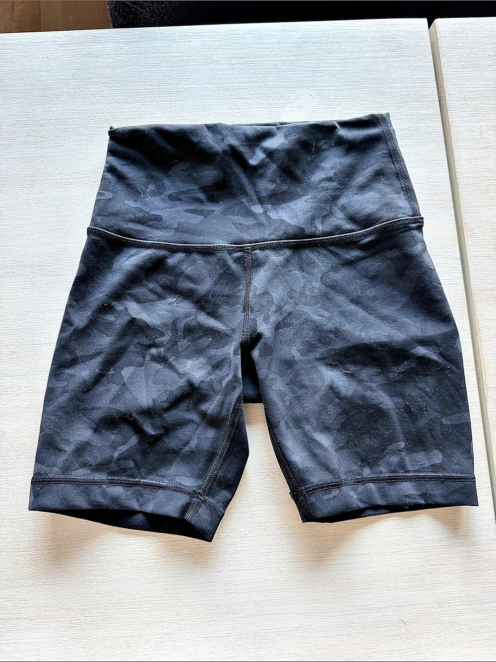 lululemon Align Short 6" (Heritage 365 Camo Deep Coal Multi) Black